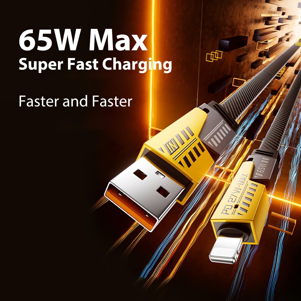 Câble de Charge Ultra Rapide 65W - 2 Mètres