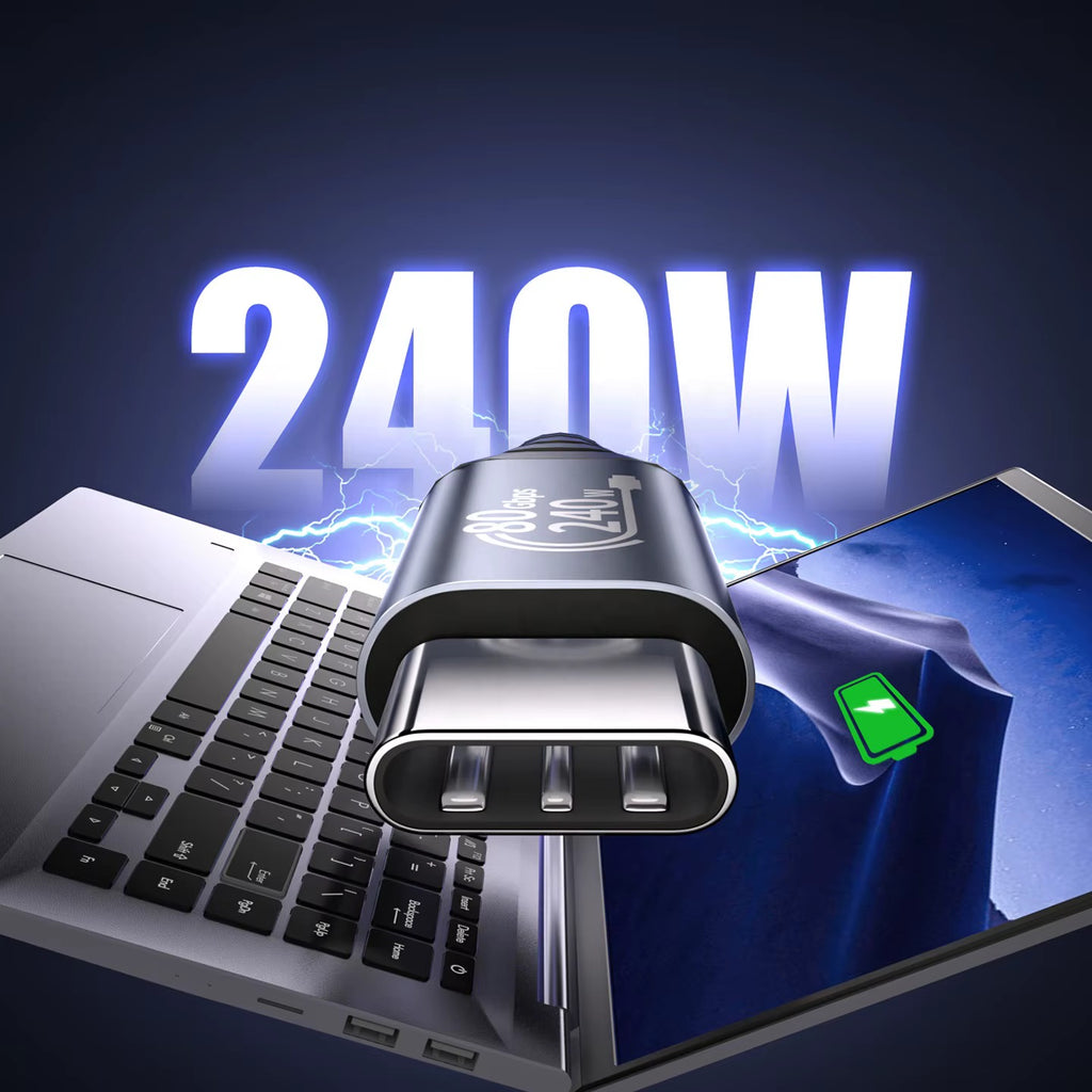Câble USB C 240W-80GBPS/4K-144HZ